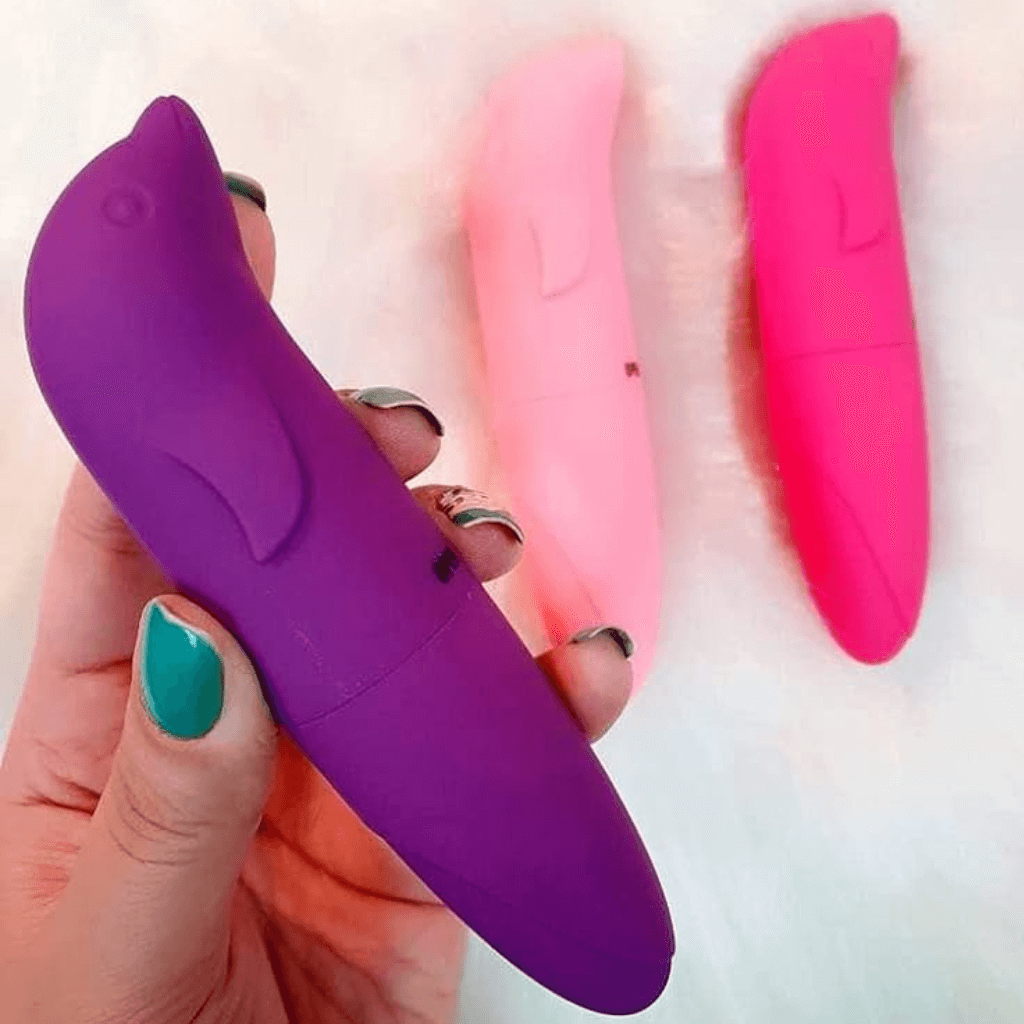 Vibrador Golfinho Aveludado Venus Íntima